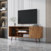 Walnut TV Stand Furniture - 图片 2