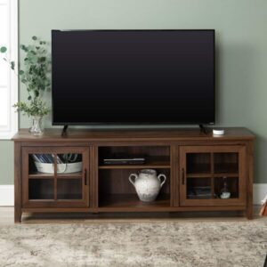 2 Glass Door TV Stand